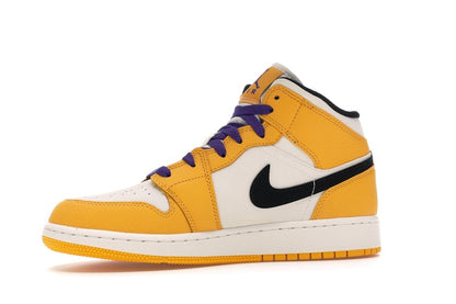 Jordan 1 Mid SE Lakers (GS)