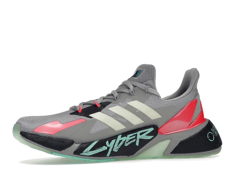 adidas X9000L4 Cyberpunk 2077 Grey Yellow Zest Pink