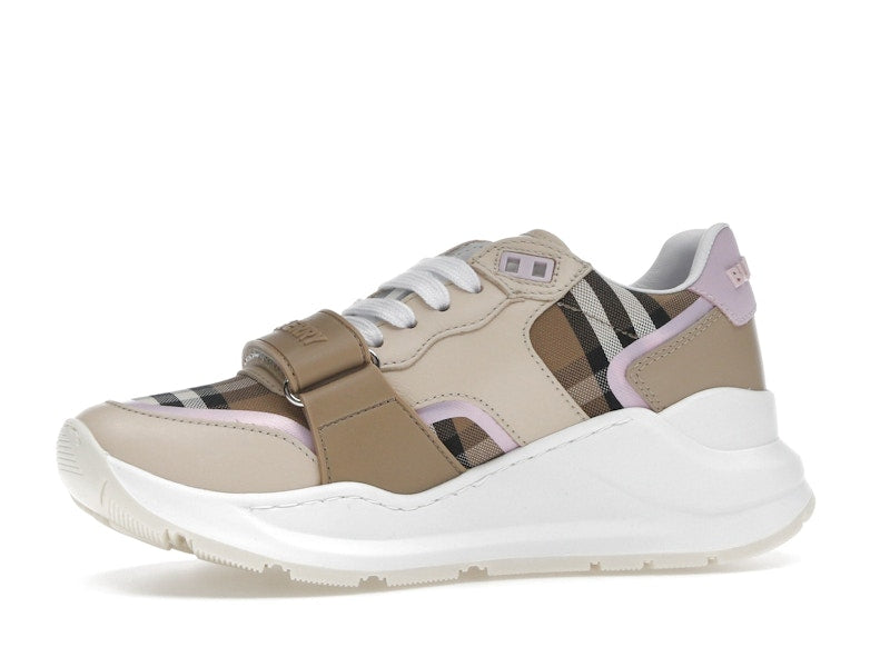 Burberry Ramsey Vintage Check Sneaker Beige Taupe Brown (Women's)
