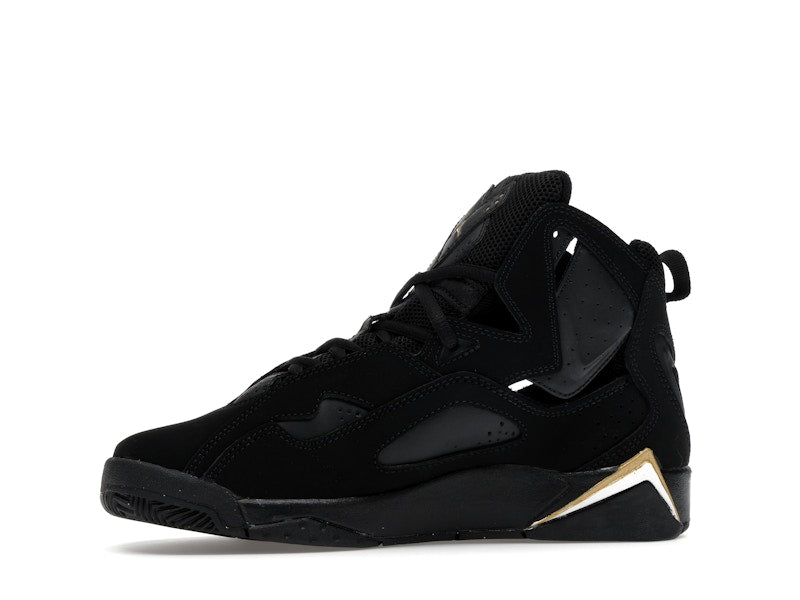 Jordan True Flight Black Metallic Gold White (GS)
