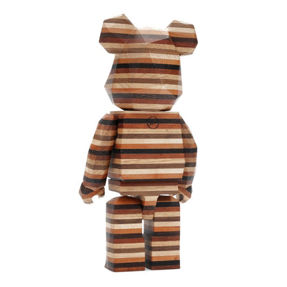 Bearbrick Karimoku Fragment Polygon-Horizon 400% Wood