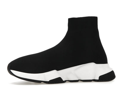 Balenciaga Speed Graffiti Trainers White Black Logo (Women's)