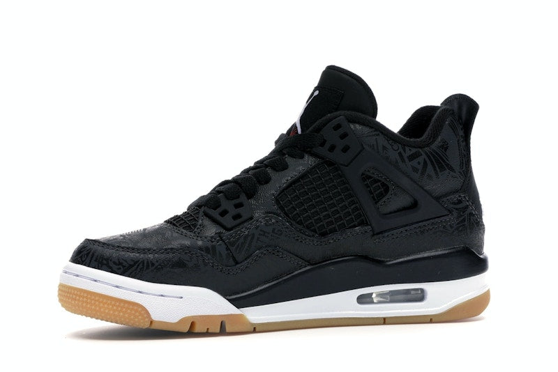Jordan 4 Retro Laser Black Gum (GS)