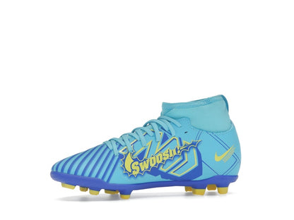 Nike Mercurial Superfly 9 Club KM FG/MG Baltic Blue White (GS)