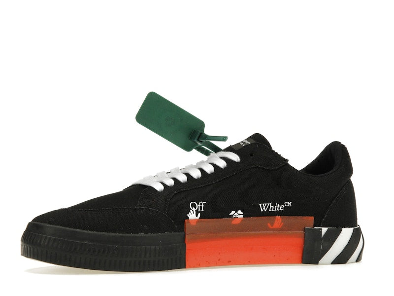 OFF-WHITE Vulc Low Top Black Orange