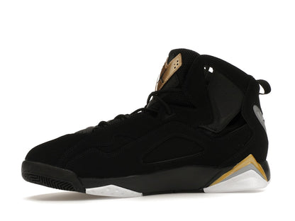 Jordan True Flight Black Metallic Gold