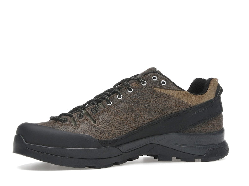 Salomon X-ALP Low Distressed Leather Dark Earth Black