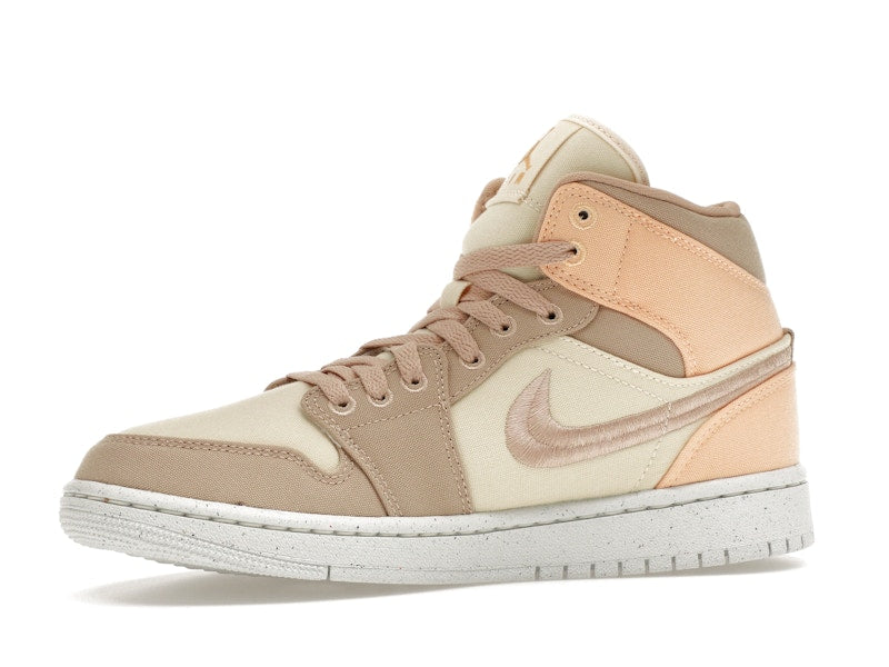 Jordan 1 Mid SE Canvas Khaki (Women's)