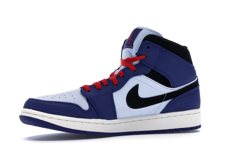 Jordan 1 Mid Deep Royal Blue Black