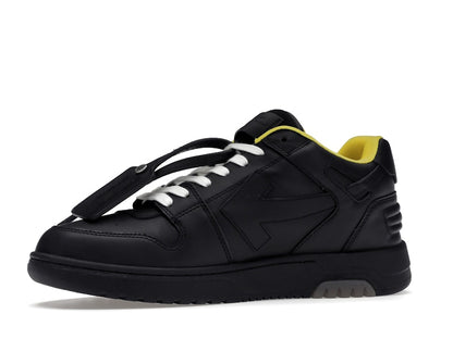 OFF-WHITE Out Of Office "OOO" Low Tops For Walking Black Yellow
