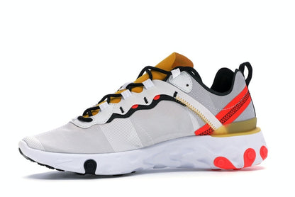 Nike React Element 55 White Black Crimson Gold