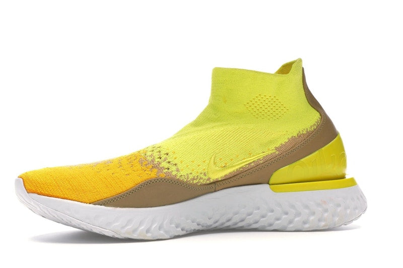 Nike Rise React Flyknit Sonic Yellow