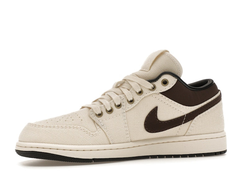 Jordan 1 Low Premium Pale Ivory Off Noir Baroque Brown