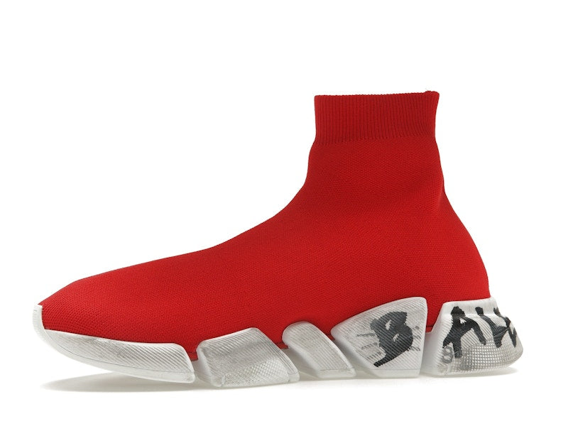 Balenciaga Speed 2.0 Graffiti Red White