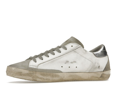 Golden Goose Super-Star White Elecctric Blue Silver