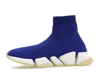 Balenciaga Speed 2.0 Recycled Knit Blue Glow