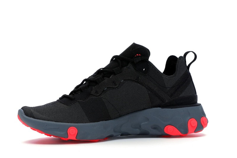 Nike React Element 55 Black Solar Red