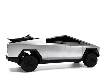 Hot Wheels x Tesla Cybertruck 1:10 Scale RC Car (2021 Version w/ Cyberquad)