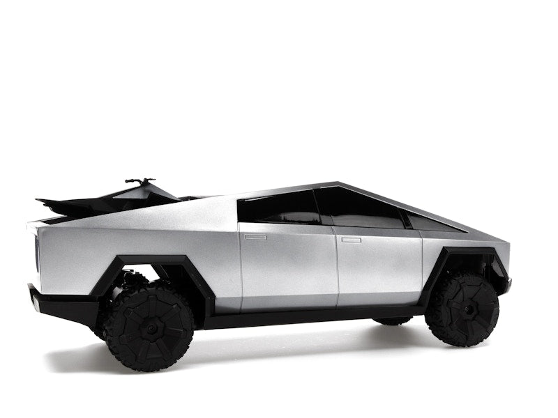 Hot Wheels x Tesla Cybertruck 1:10 Scale RC Car (2021 Version w/ Cyberquad)