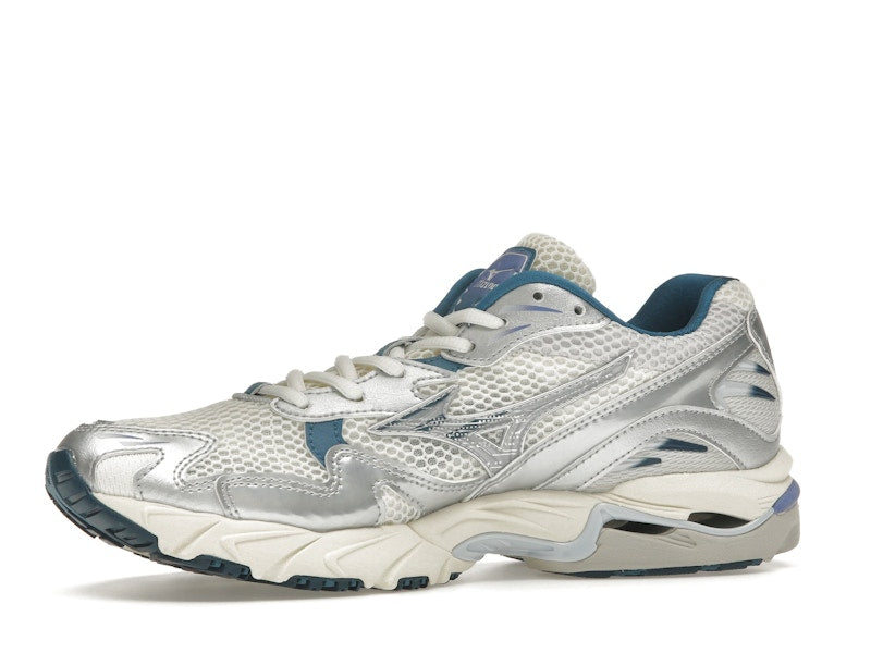 Mizuno Wave Rider 10 White Silver Blue