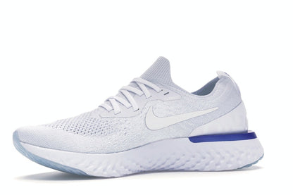 Nike Epic React Flyknit White Racer Blue (Women's)