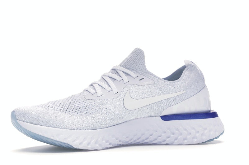 Nike Epic React Flyknit White Racer Blue (Women's)