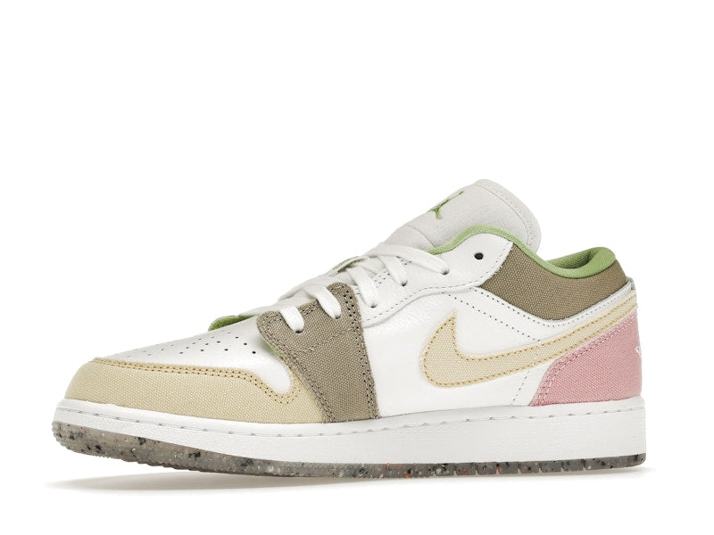 Jordan 1 Low Pastel Grind Vivid Green (GS)