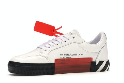 OFF-WHITE Vulc Low White Leather FW19