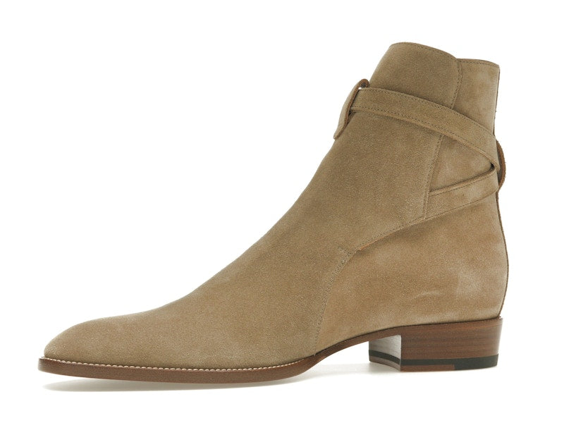 Saint Laurent Wyatt Jodhpur Boot Tobacco Suede