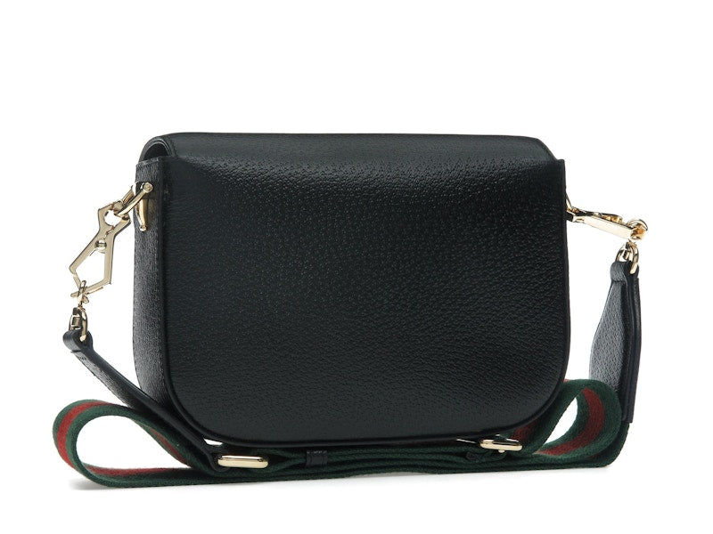Gucci x adidas Horsebit 1955 Shoulder Bag Black/White