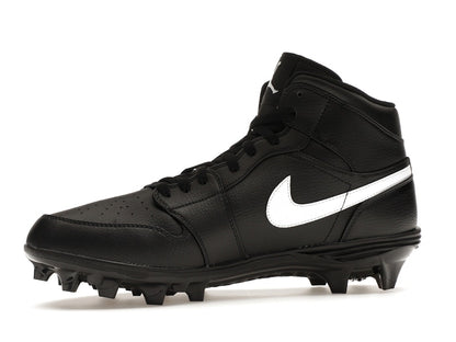 Jordan 1 Mid TD Cleat Black White