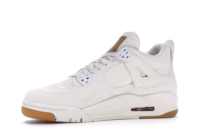 Jordan 4 Retro Levi's White (GS) (Blank Tag)