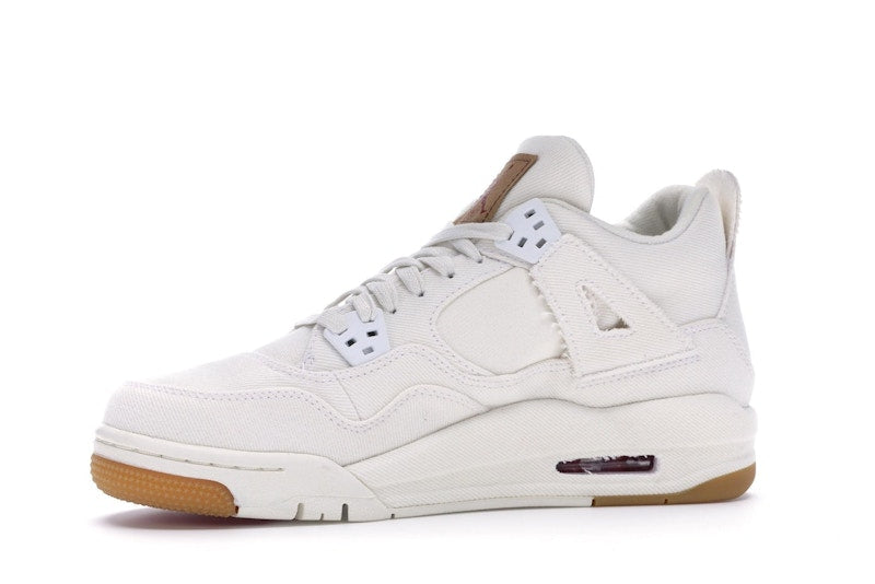 Jordan 4 Retro Levi's White (GS) (Blank Tag)