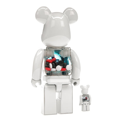 Bearbrick PiL 100% & 400% Set Chrome Ver.