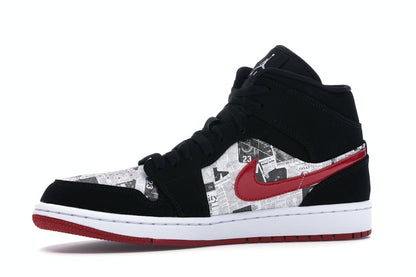 Jordan 1 Mid Newspaper Air Times