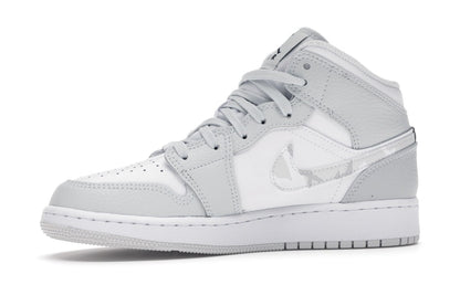 Jordan 1 Mid Grey Camo (GS)