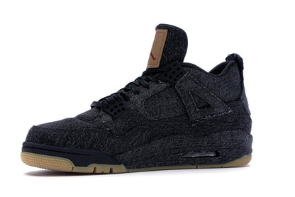 Jordan 4 Retro Levi's Black (Blank Tag)