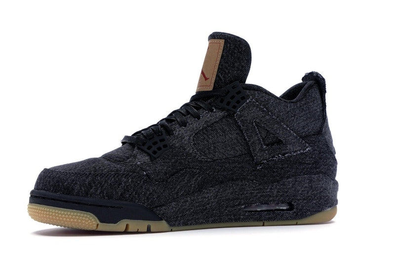 Jordan 4 Retro Levi's Black (Blank Tag)