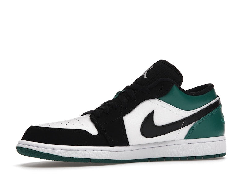 Jordan 1 Low White Black Mystic Green
