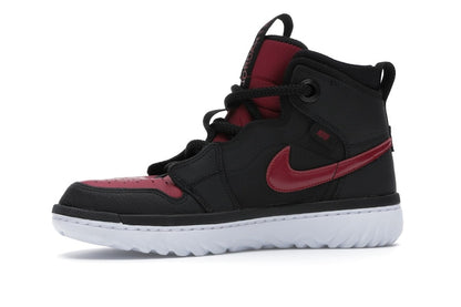 Jordan 1 High React Black Noble Red