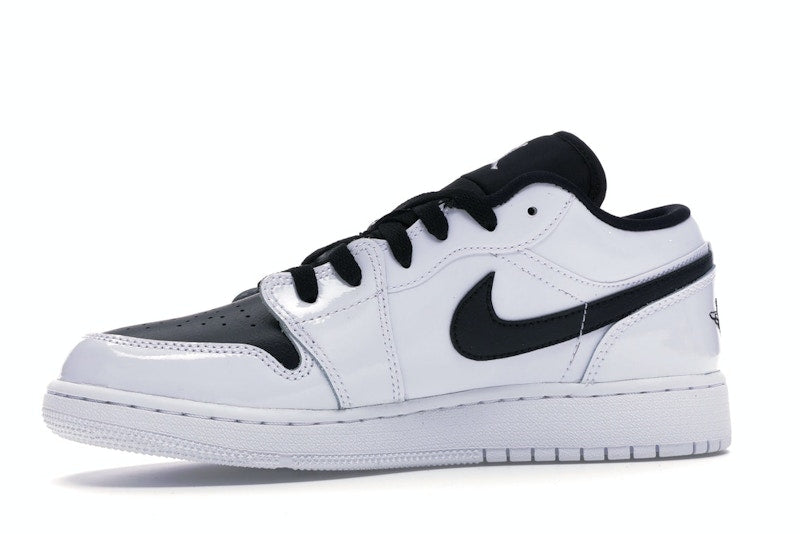 Jordan 1 Low White Black Patent (GS)
