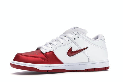 Nike SB Dunk Low Supreme Jewel Swoosh Red