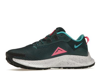 Nike Pegasus Trail 3 Dark Teal Green Pink Glow (Women's)
