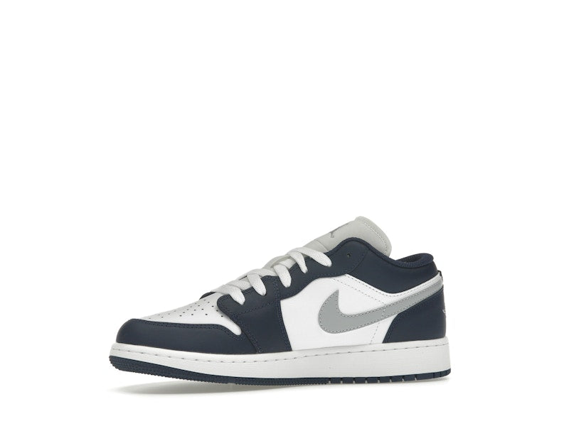 Jordan 1 Low Midnight Navy Wolf Grey (GS)