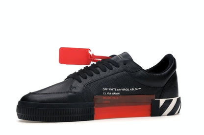 OFF-WHITE Vulc Low Black Leather FW19