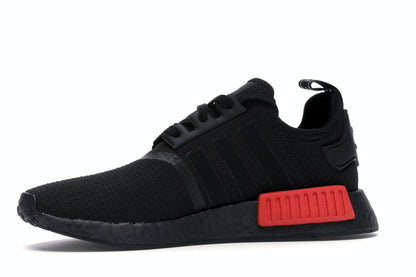 adidas NMD R1 Core Black Lush Red
