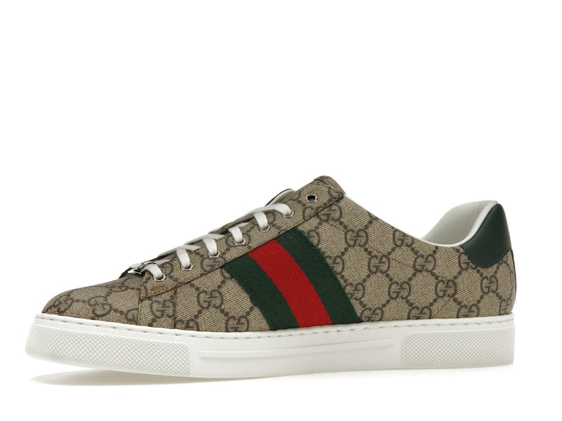Gucci Ace Web Beige Ebony