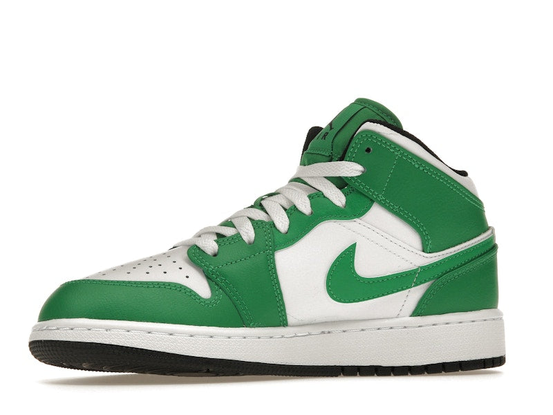 Jordan 1 Mid Lucky Green (GS)