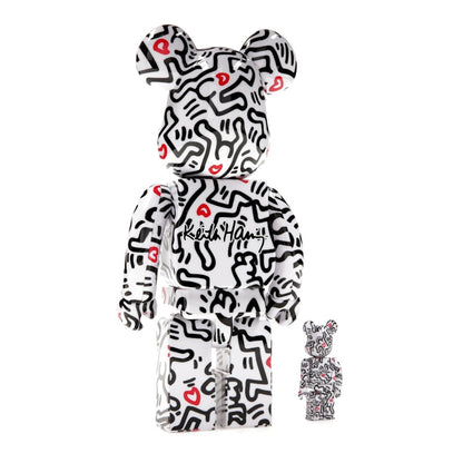 Bearbrick Keith Haring #8 100% & 400% Set