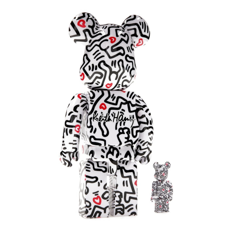 Bearbrick Keith Haring #8 100% & 400% Set